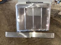 Grill and Sun Visor For Mid Size Peterbuilt Truck