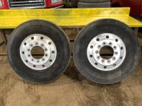 (2) 315/80R22 Tires and Aluminum Rims