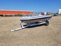 Vanguard 17-1/2 Ft Outboard Boat w/ Trailer