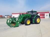 2013 John Deere 6140R MFWD Loader Tractor