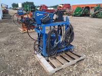 Miller Welder and Wire Feeder Setup with Cables