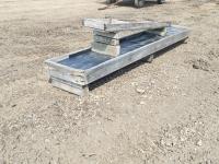 (2) Wooden Feed Troughs