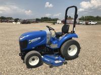 2014 New Holland Boomer 24 MFWD Utility Tractor w/ 54 Inch Mower Deck