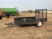 2010 Oasis 10 Ft S/A Flat Deck Utility Trailer