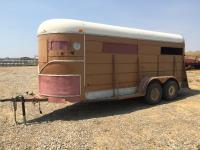17 Ft T/A Stock Trailer