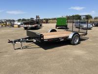 2021 Oasis 12 Ft S/A Flat Deck Utility Trailer