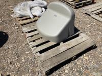 (3) Bradley Frequency Lavatory Systems Lids 