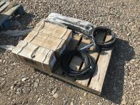 (2) Hydraulic Rams W/ (15) Weldable Winches, Wires
