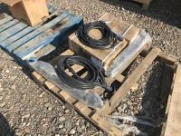 (2) Hydraulic Rams W/ (15) Weldable Winches, Wires