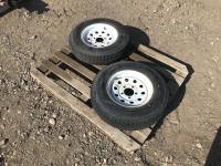 (2) 175/80D13 Tires w/ Rims
