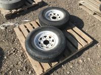 (2) 225/75R15 Tires w/ Rims