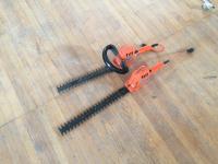 (2) Black and Decker Hedge Trimmers 