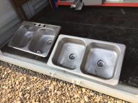 (2) Stainless Steel Sinks 