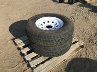 (2) 235/80R16 Tires w/ Rims