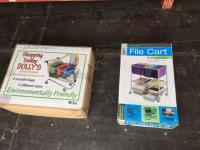 Shopping Cart Bags w/ File Cart Organizer 
