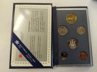 1992 The Royal Canadian Mint Specimen Set of Canadian Coinage
