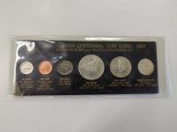 1967 Royal Canadian Mint 1867-1967 Canada Centennial Year Coins 
