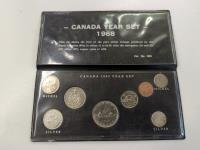 1968 Royal Canadian Mint 1968 Canada Centennial Year Coins 