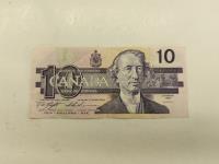 1989 Royal Canadian Mint Ten Dollar Bill