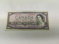 1954 Royal Canadian Mint Ten Dollar Bill