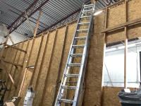 28 Ft Sturdy Aluminum Ladder 