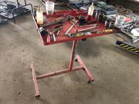 Mechanics Rolling Table with Contents
