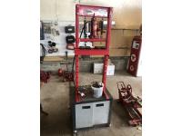 Hydraulic Press On Rolling Cabinet