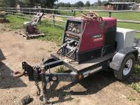 Lincoln Electric Ranger 305G Gas Welder with Multiquip S/A Trailer