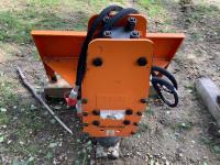 TMG Industrial PD700S Hydraulic Post Pounder - Skid Steer Attachment