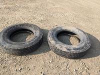 (2) 11R24.5 Recap Tires 