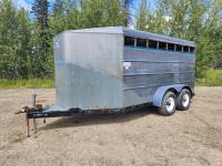 1997 Eagle Iron Industries 12 Ft T/A Livestock Trailer