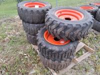 (8) Skid Steer Tires On Rims