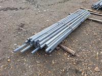 Qty of Galvanized Fence Posts