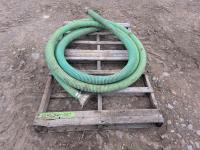 (2) 3.5 Inch Suction Hose with Cam Lock Fittings