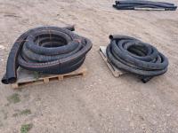 (2) Rolls of 4 Inch Black Poly Pipe