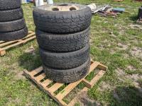 (4) Aluminum Rims with LT245/75R17 Tires