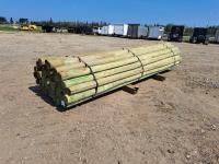 5 Inch - 6 Inch X 16 Ft Treated Blunt Poles