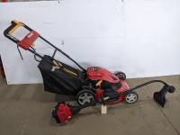 Homelite 20 Inch Lawn Mower and Yard Machines Weed Trimmer