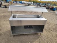 Stainless Steel Buffet Serving Counter