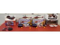 Quantity of Remote Controlled Helicopters, Submarine and Hovercraft