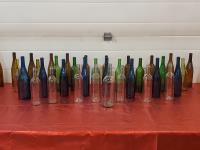 (60) Assorted Wine Bottles
