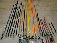 Qty of Assorted Ratchet Straps and Trailer Harness Extensions