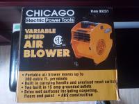 Chicago Electric Power Tools Variable 3 Speed Blower