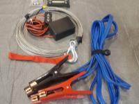 Winch Wireless Remote, Recovery Cable & Hook, Roller Fairlead, Booster Cables