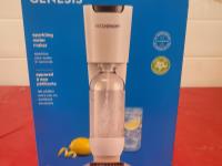 Sodastream Genesis Soda Maker (new in box) and assorted cups