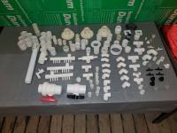 (100±) Sch40 PVC Fittings, Ts, Unions, Elbows, Valves, Couplers