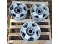 (3) 16 Inch X 7 Inch GM Aluminum Rims