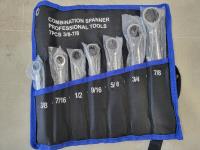 7 Piece Combination Spanner Professional Tools Wrench Set