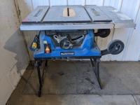 Mastercraft 10 Inch Table Saw On Folding Stand