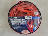 4 Ga 20 Ft 500 Amp Commercial Duty Booster Cable
